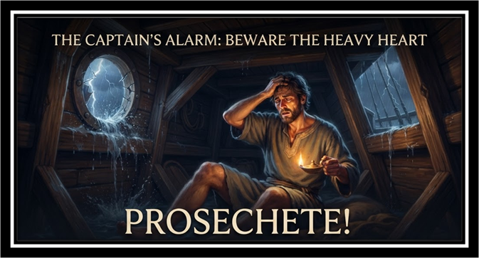 THE CAPTAIN’S ALARM: BEWARE THE HEAVY HEART