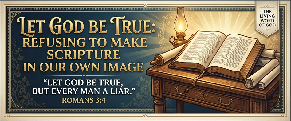 Let God Be True: Refusing to Make Scripture in Our Own Image